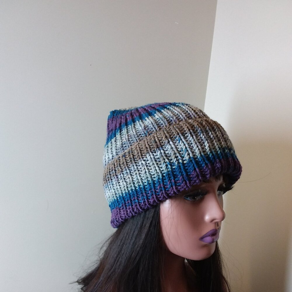 Handmade Multicolor Soft Hat Beanie - Picture 4 of 4